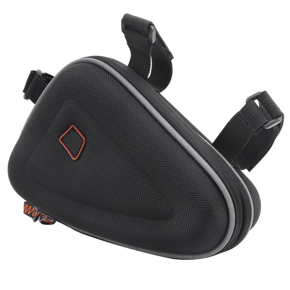 Triangular Cycling Tube Bag Small Bike Saddle Pouch Bike Frame Pannier for Mountain and Road Bikes