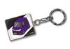 MKJP Custom Keychain for Suzuki Wagon R Stingray Black Purple Car Color MH34S, Base,