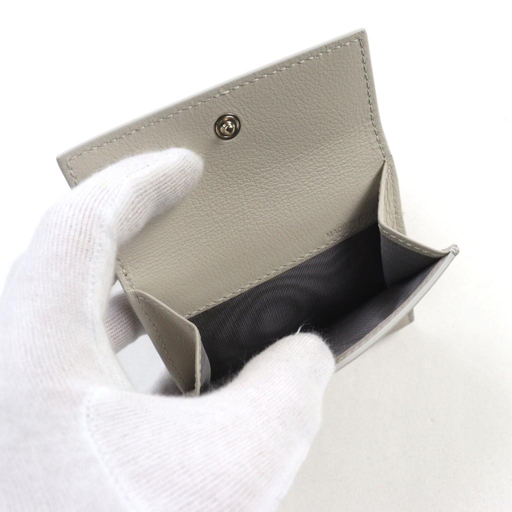 THOM BROWNE Tri-fold Wallet Grosgrain Loop Tab Wallet with Coin Case UAW007A Used