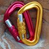 D-shaped Hammock Hook Aviation Aluminum Outdoor Sports Buckle Professional Carabiner  Fishing
