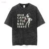 Футболка Nick Cave And The Bad Seeds Loverman Все размеры S1069 с длинным или коротким рукавом винтажная Стирка Повседневный уличный стиль Дышащая