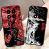 G-Guts B-Berserks Anime Soft Phone Case for Xiaomi Redmi Note 12 13 14 15 Pro Plus 11 12S 11S 11T 10 4G Black Cover Back Shell