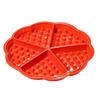 Silicone Mold - GENERIC - Waffles and Cakes - Red - 17.5 X 1.5 Cm - Resistant To -40°C To 220°C