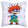 Мультяшные забавные наволочки R-Rugrats Мультяшные декоративные чехлы для дивана Домашние двусторонние короткошерстные плюшевые милые чехлы для подушек