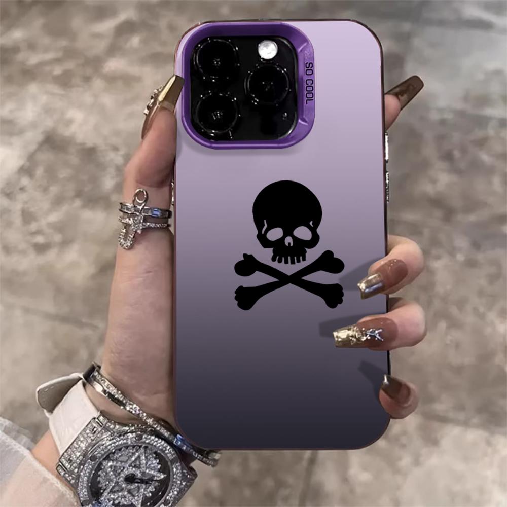 Крутой модный чехол для телефона с принтом для iPhone 17 Pro Max 17e 16e 15 17 Air 14 13 12 11 Pro Max 8 Plus X IMD Ударопрочный чехол