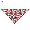 Santa Claus Pet Costume Accessories Printing Bibs Pet Bandana Collar Triangle Scarf Dog Cat