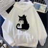Cat What? Printing Hooded Pullovers For Unisex And Women Printed Long Sleeve Pocket Casual Tops(Ship In 48 Hours)