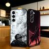 Чехол для телефона Аниме Берсерк Гатс для Samsung S20,21,22,23,24,25,26 Ultra,Plus,Lite,FE, Черный Мягкий Чехол