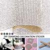 Самоклеящиеся Стразы Блестящие Алмазные Наклейки Клейкие Кристальные DIY Алмазные Декоративные Наклейки Наклейка на Телефон Автомобиль Отделка Декор Наклейка