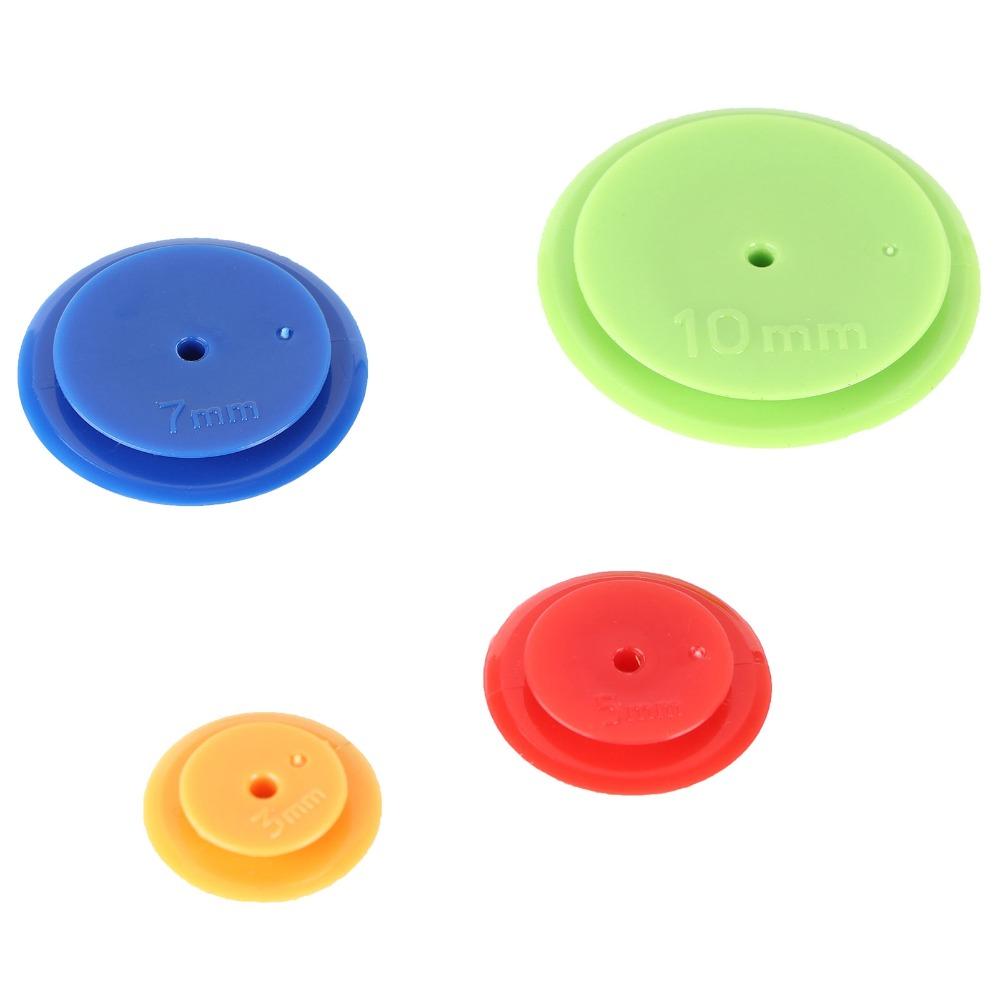 8Pcs Round Shape Sewing Tracing Wheels Colorful Plastic Quilting Patchwork Tools For Sewing Space