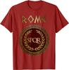 SPQR Symbol of Ancient Rome Unisex TShirt Short Sleeve Casual 100 Cotton ONeck Summer Shirt