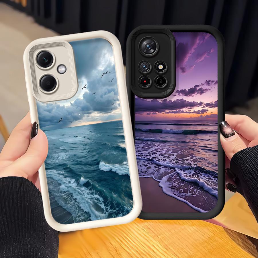 Чехол для телефона «Пейзаж Закатного Побережья» для Xiaomi Redmi Note 14 Pro Plus 13C 10 11s 11 Note 13 12C 12 A1 A2 A3 A4 14C 12s
