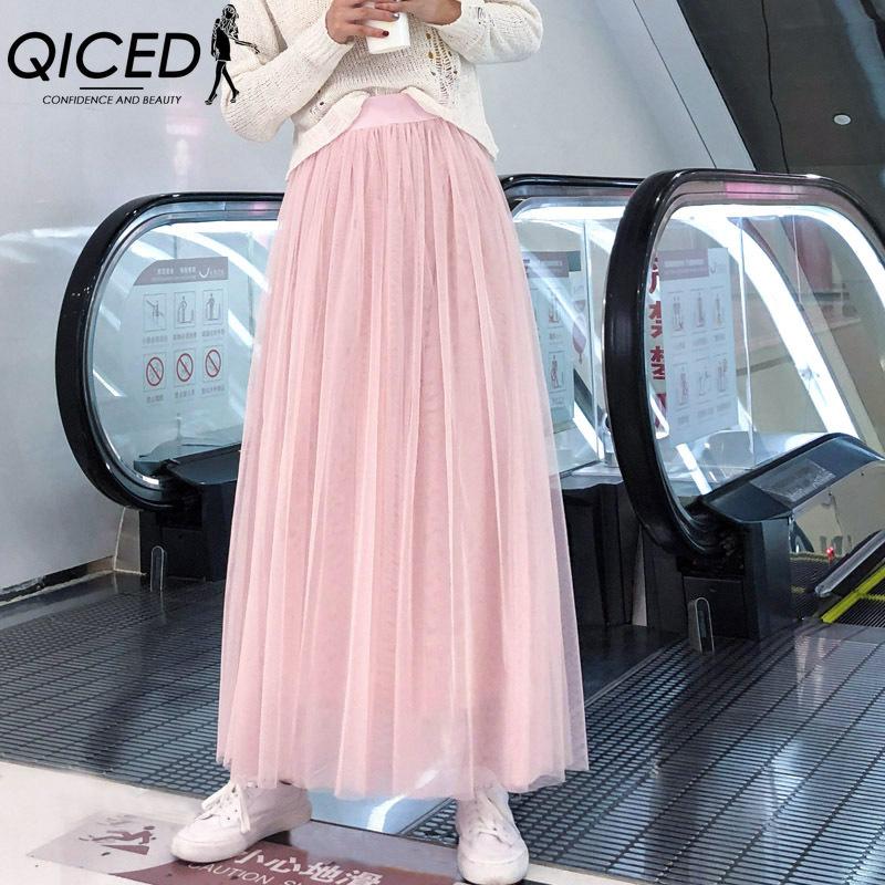 QICED Женская Мода Повседневные Однотонные Летние Весенние Брюки