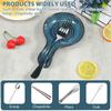Spoon Holder Rest Large Ceramic Spoon Holder Heat-Resistant Ceramic Cooking Holder Coffee Spoon Cradle for Kitchen Counter