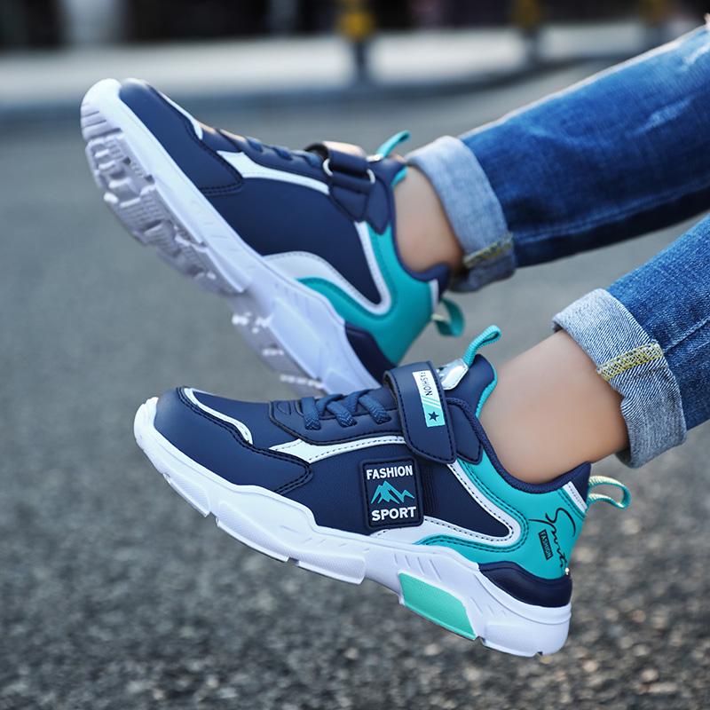 Детская обувь; модная кожаная детская обувь; мягкие нескользящие кроссовки для детей; спортивная обувь для мальчиков и девочек.