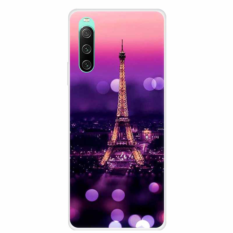 Чехол для Sony xperia 10 IV 1 IV 10 iV Прозрачный Модный Мягкий Силиконовый Задний Чехол из ТПУ для Sony Xperia 10 1 5 III Чехол-Ракушка Кот