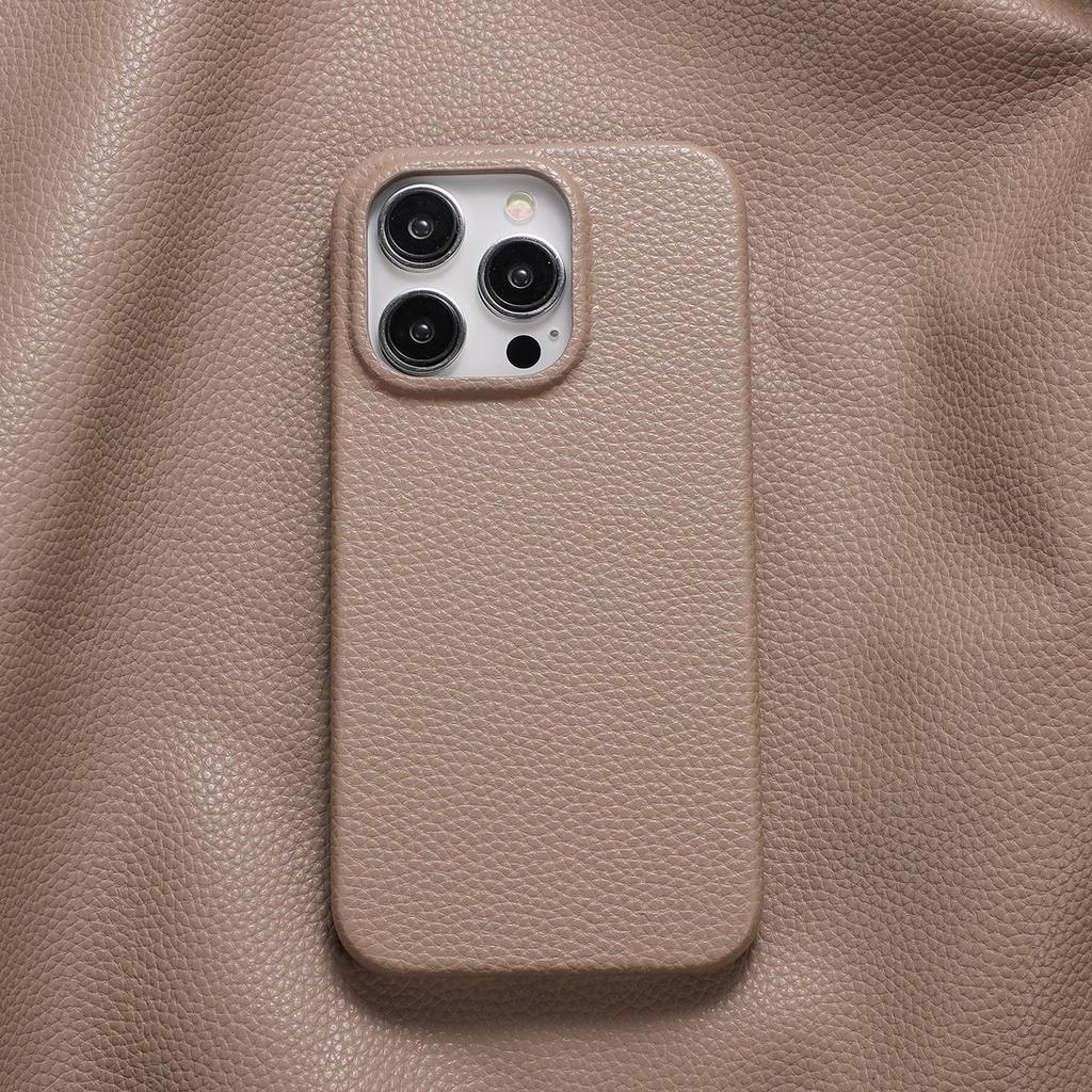 Липкий узор личи подходит для чехла для мобильного телефона iPhon15Promax, жесткого чехла Apple 16 с масляным краем, Samsung S24Ultra.