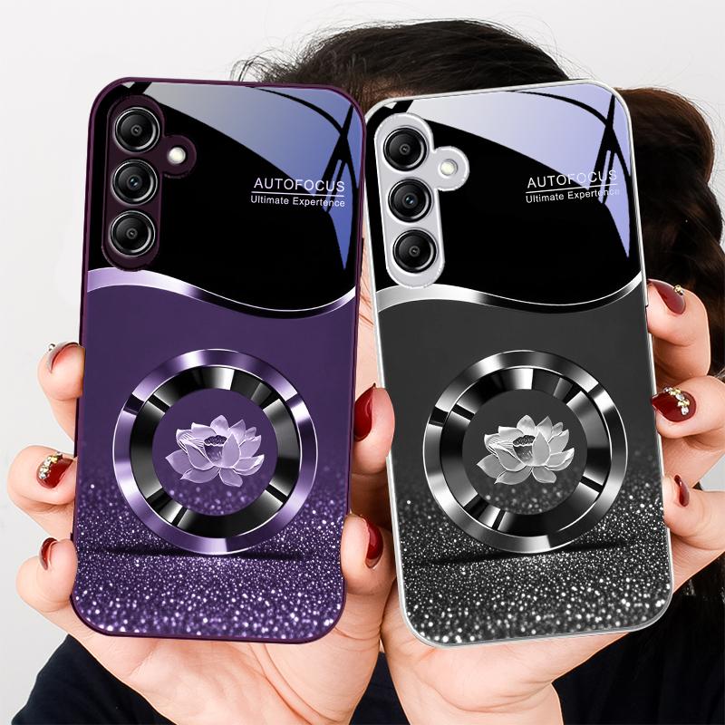 Круглый Лотос Золотая Точка Для Samsung A 20 30 22 23 24 25 26 31 32 33 34 35 42 50 51 52 53 54 55 56 70 71 72 73 стеклянный чехол для телефона