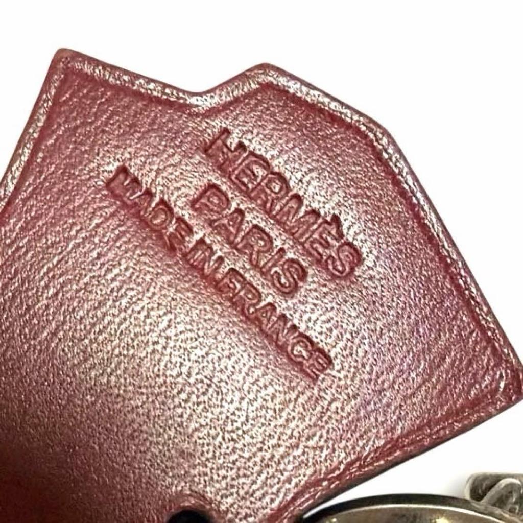 Used Beautiful condition Hermes HERMES boot-shaped keychain charm