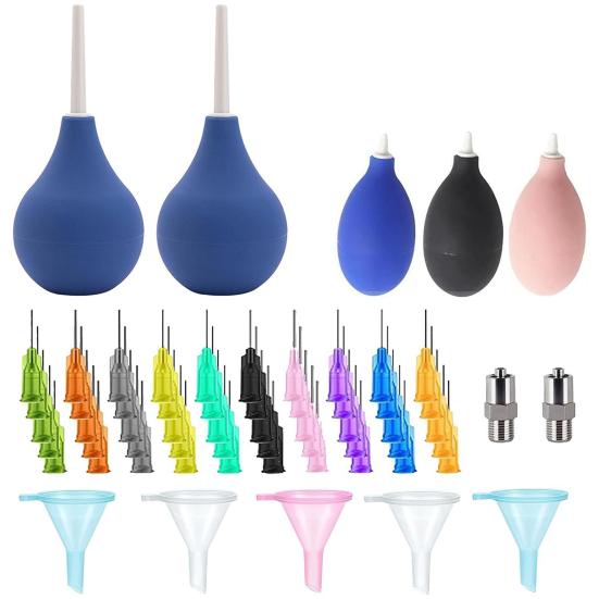 59/62/102 шт. гончарные инструменты с выдвижным трейлером, бутылка в ассортименте, сменная игла с тонким наконечником, разъем для воронки для наполнения, прецизионный аппликатор для глазури