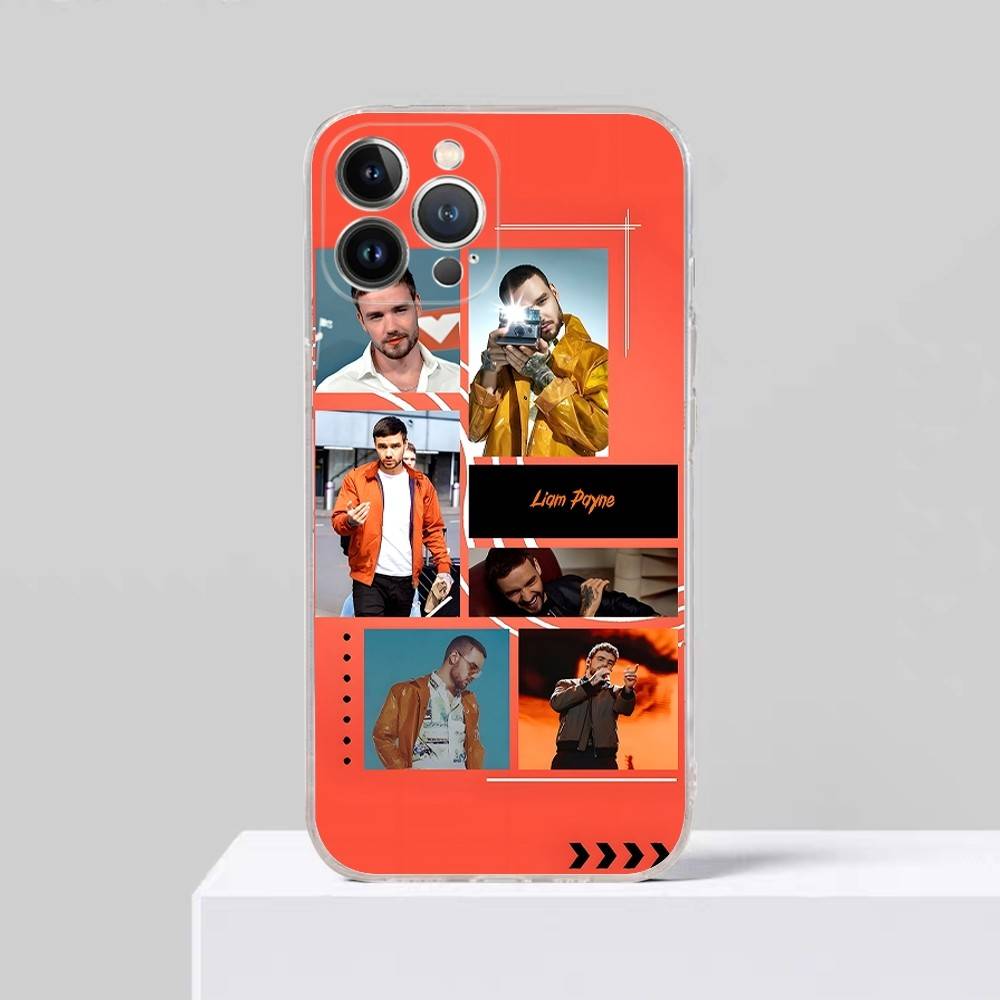 Singer L-Liam P-Payne For IPhone 17 16 15 14 13 12 11 Pro Max Plus Mini Funda For Transparent Cover
