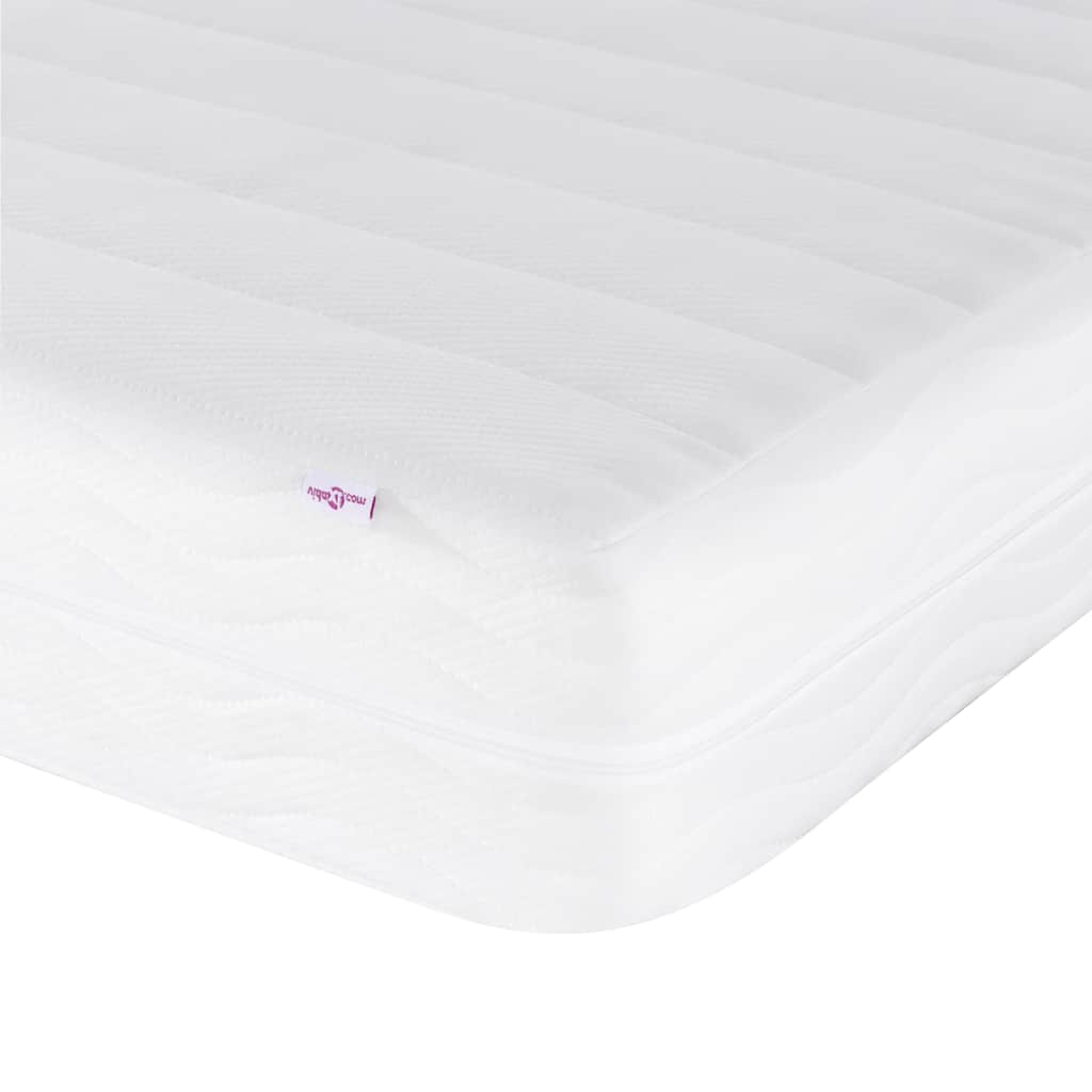 Vidaxl Materac Piankowy, Biały, 90X210 Cm, Twardość H2/H3