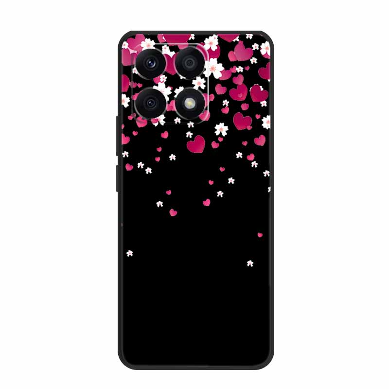 Черный силиконовый чехол для Xiaomi 15T Pro Чехол Мультяшный кот Мягкая задняя крышка для Xiaomi 15T 5G 17 14T Pro Чехол для телефона Coque Funda Para