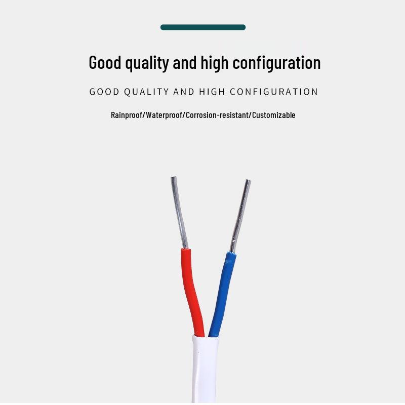 2-Core Aluminum Electrical Wire: 2.5, 4, 6 Sq. Flame-Retardant Sheath for Household & Outdoor Use