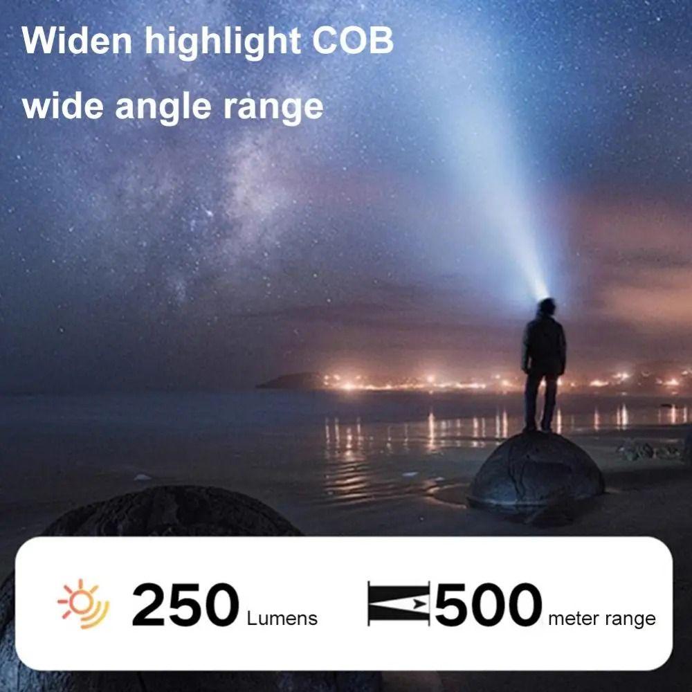 Rechargeable Clip On Cap Light Motion Sensor Flashlight Portable Hat Light  Fishing