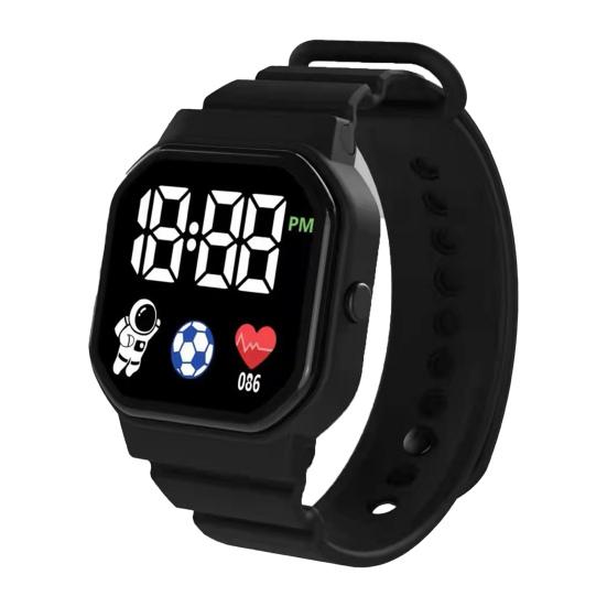 C3-12 Электронные часы Водонепроницаемые Квадратный циферблат Светящиеся Жизнь Светодиодные Космонавт Спорт Мужские Женские