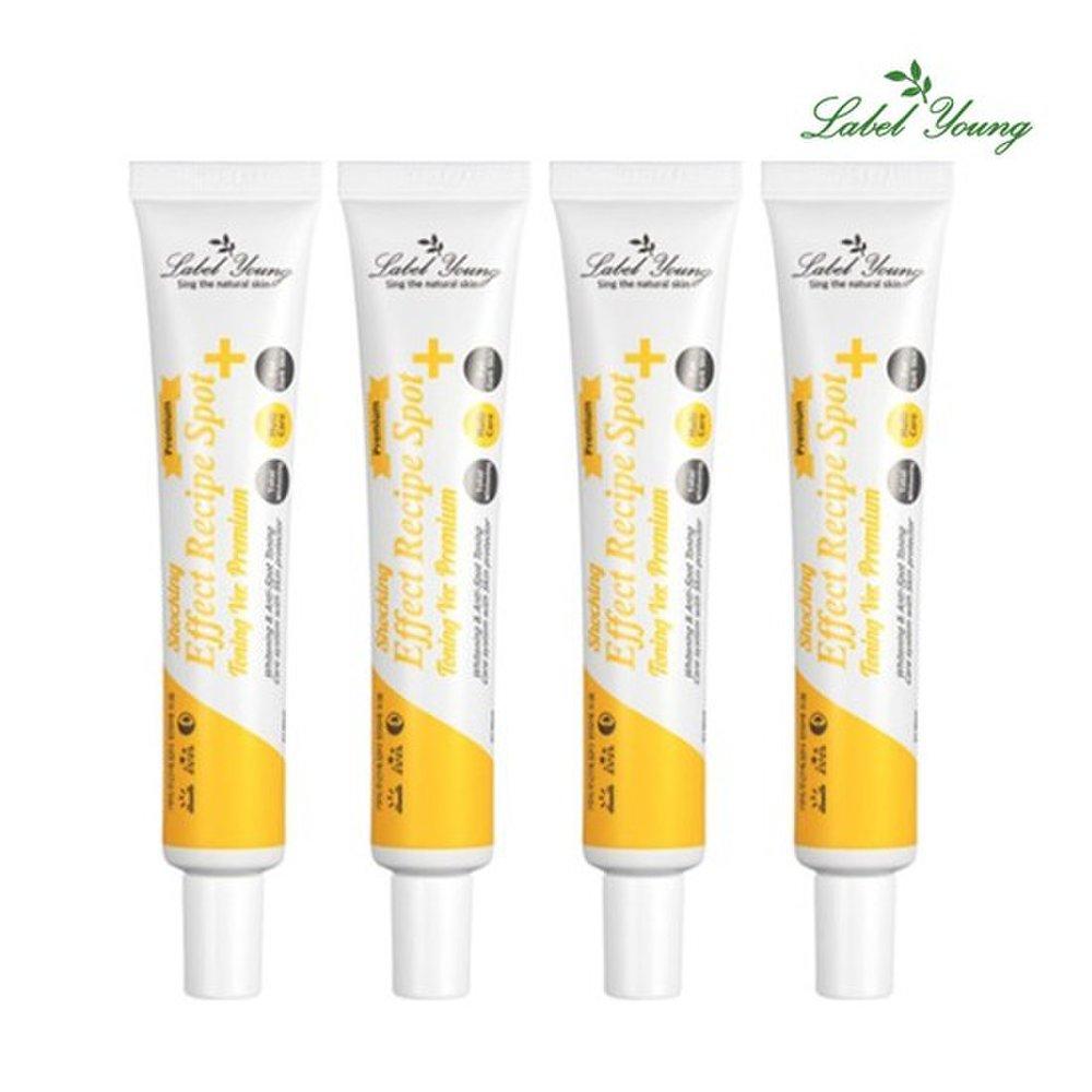 Shocking Effect Recipe Spot Toning Version 30ml 4pcs Premium Whitening To Help Relieve Dark Spots and Freckles