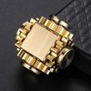 3D Gear Fidget Spinner R188 Gold Hand Cube, Korean Popular Puzzles