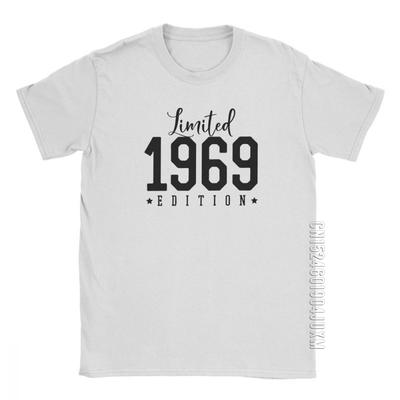Ограниченная серия 1969 года Новинка День Рождения Футболка Годовщина Подарок на Рождение Футболка Для Унисекс Дизайнерские Топы Печатная Футболка