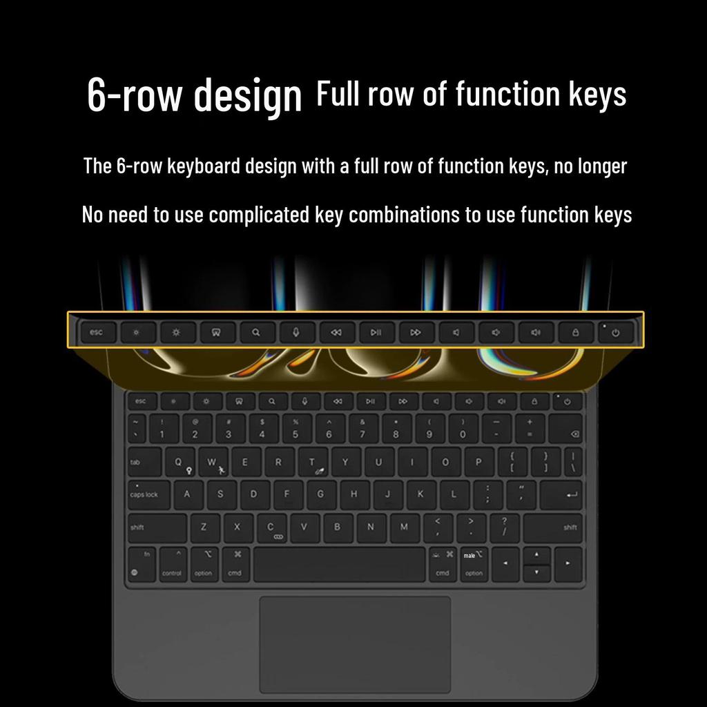Совместимый чехол-подставка для iPad Magic Keyboard A16 из алюминиевого сплава, Air 11, магнитный Pro11, защитная крышка для планшета 10-го поколения.