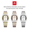 OPK Brand Women's Steel Strip Quartz Watch Calendar with Diamond Inlaid Night Light 8169