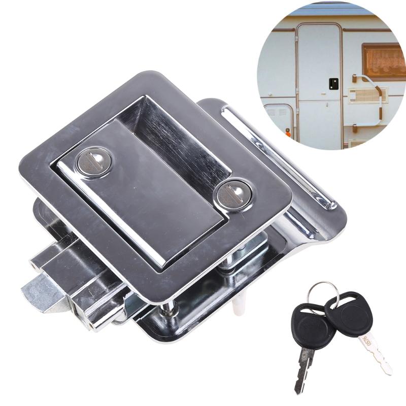 RV Travel Trailer Entry Door Lock for Camper Door for Latch Handle with Keys Secure for Camper Travel Trailer