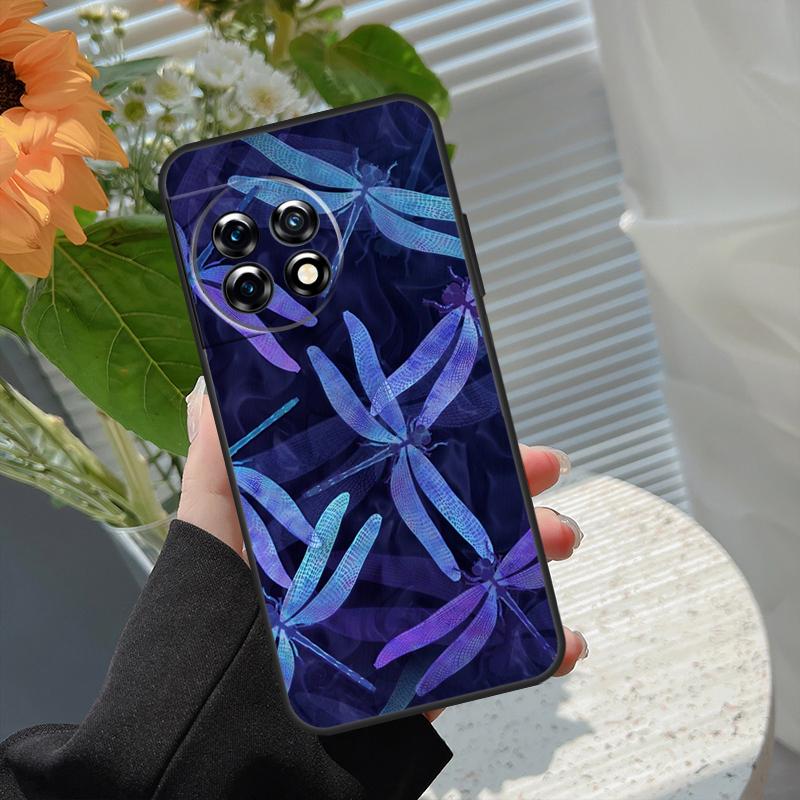 Роскошный чехол с изображением стрекозы для OnePlus 10 Pro 15 13 12 11 13T 15R 13R 10R 10T 8T Nord CE 5 4 2 3 Lite N20 N30