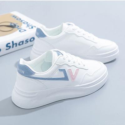 Модные женские кроссовки из вулканизированной кожи 2024 года, новые повседневные классические однотонные кроссовки из искусственной кожи для ходьбы, женские повседневные белые кроссовки