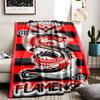 Clube de Regatas do Flamengo Theme Personalized Outdoor Flannel Blankets Soft And Suitable For All Seasons Perfect For Sofas Beds And Camping