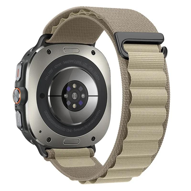 Ремешок Alpine Loop для Samsung Galaxy Watch Ultra 47 мм, аксессуары, спортивный нейлоновый браслет correa Galaxy watch ultra 7 ремешок 47 мм