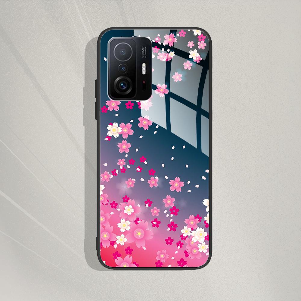 Для Xiaomi 11T Pro 11T Чехол Модный Чехол из Закаленного Стекла Задняя Крышка Fundas Для Xiaomi 11T Pro 11T Чехлы для Телефона 11T Pro 11 T capa