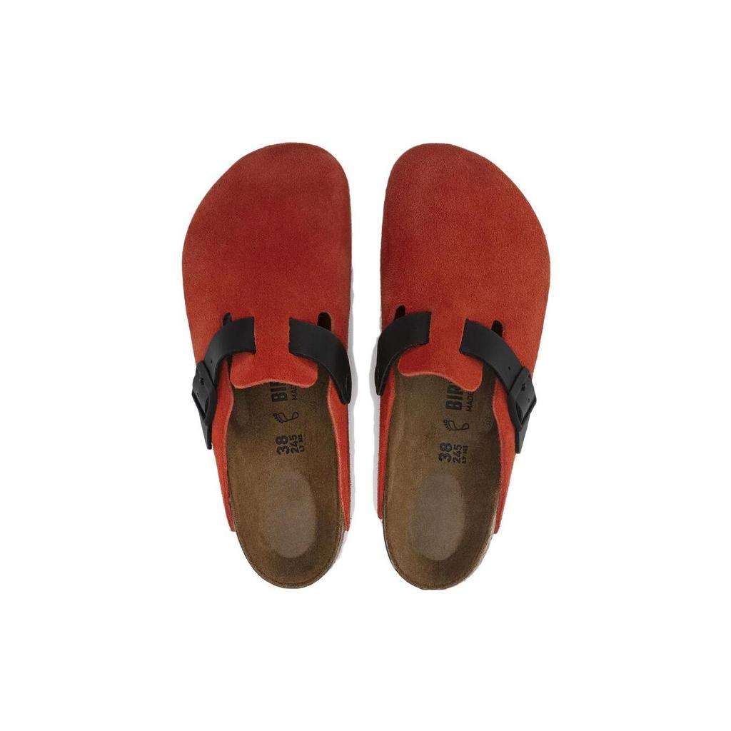Birkenstock Женские закрытые тапочки Оранжево-черные Обычные 1025952