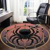 1PC Spider Web Office Round Area Rug, Mat Suitable For Office, Under Office Chairs Bedroom Living Room Home Decor, Room Deco