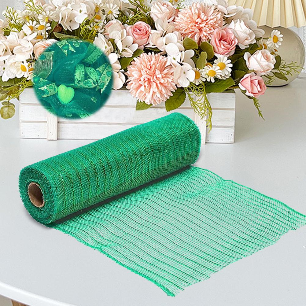 10 Yards Mesh Ribbon for Wreaths Decorative Mesh Ribbons DIY Mesh Ribbon for Christmas Halloween Decor