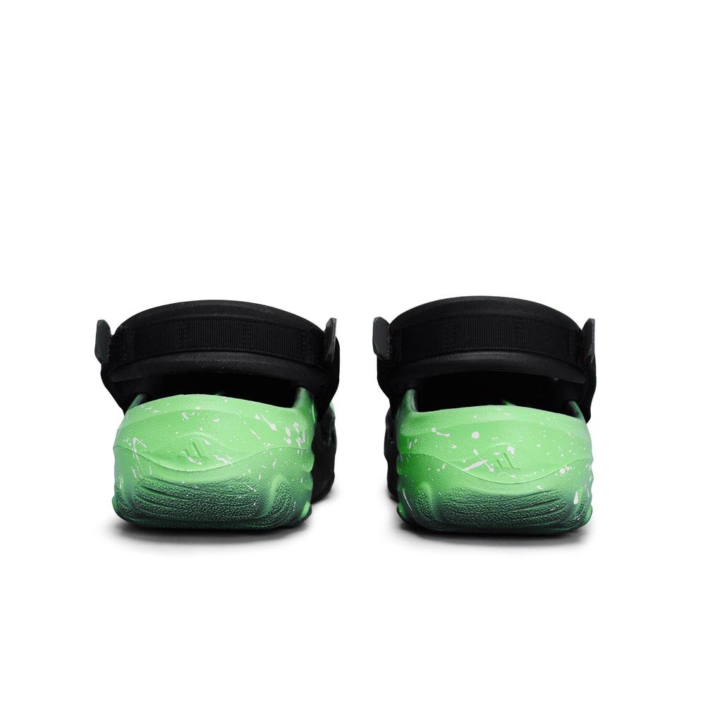 Adidas MAXXCLOG 811 Manufacturing, Fluorescent Sea Green, Special Shoe Box Clogs Unisex Black Green JH9847(Team80-S-BOX)