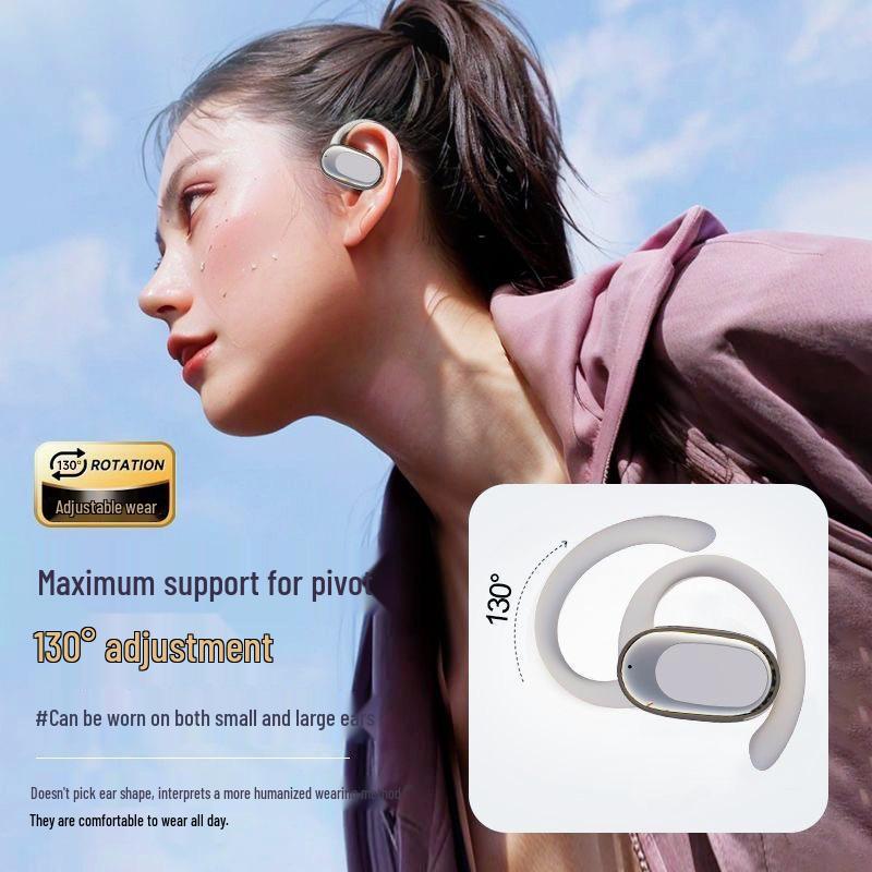 New Open-Ear Hook Wireless Bluetooth Earbuds - Long Battery Life, High-Quality Sound, Sports, Calls