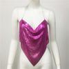 Metallic Leopard Print Crop Top With Sequins For Streetwear Women Fall Edition