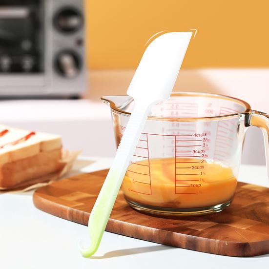 Spatula Non-Stick Ergonomic Design Comfortable Cooking Grip Multi-purpose Pastry Scraper Mold