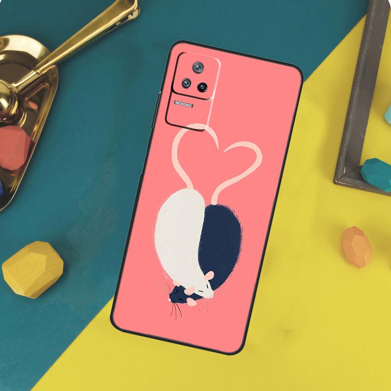 Чехол Мышь Крыса Для Xiaomi 14T Pro 11T 12T 13T 13 14 15 Ultra POCO X7 Pro X3 X5 X6 M6 F5 F6 Pro Funda