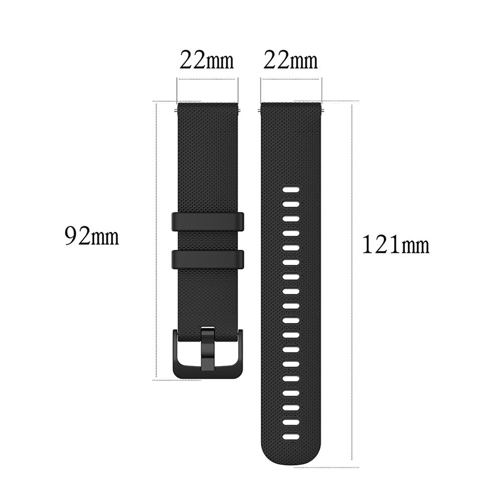 Силиконовый ремешок для часов для Xiaomi Haylou Solar LS05 Mi Color Smartwatch Черный